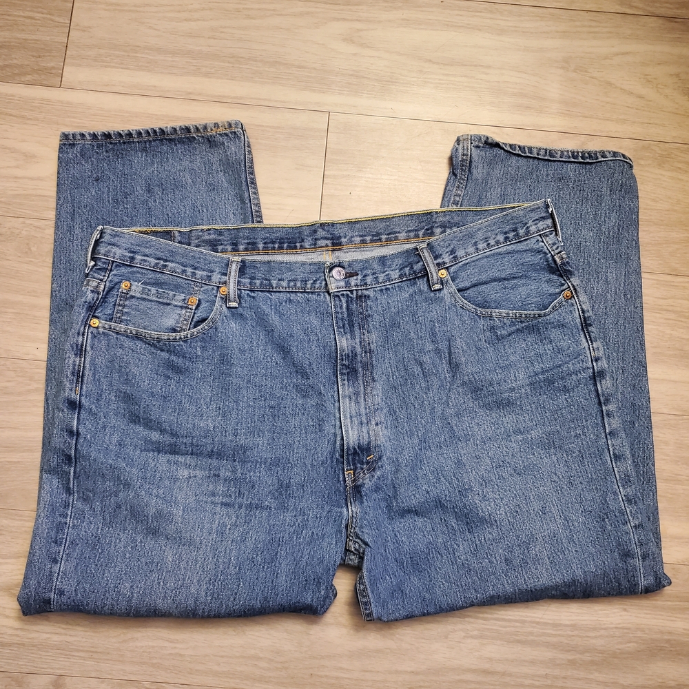 Levi’s 550 Relaxed Fit Jeans Mens 46x30 Blue Stonewash 100% Cotton